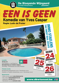 Affiche Een is geen Affiche Een is geen